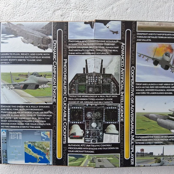 Lead Pursuit Falcon 4.0 Allied Force Battlefield Operations Series PC Game Seal - Picture 4 of 6